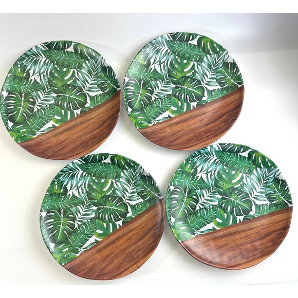 Tommy Bahama Dining Tommy Bahama Melamine Dinner Plates Palm Banana